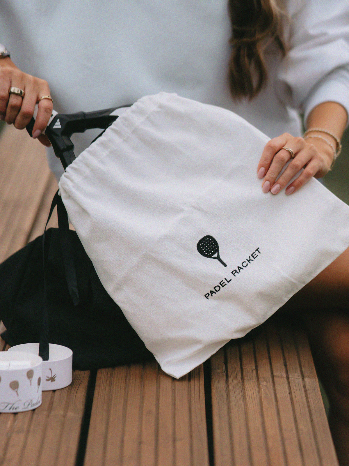 Palms and Padel Tote Bag