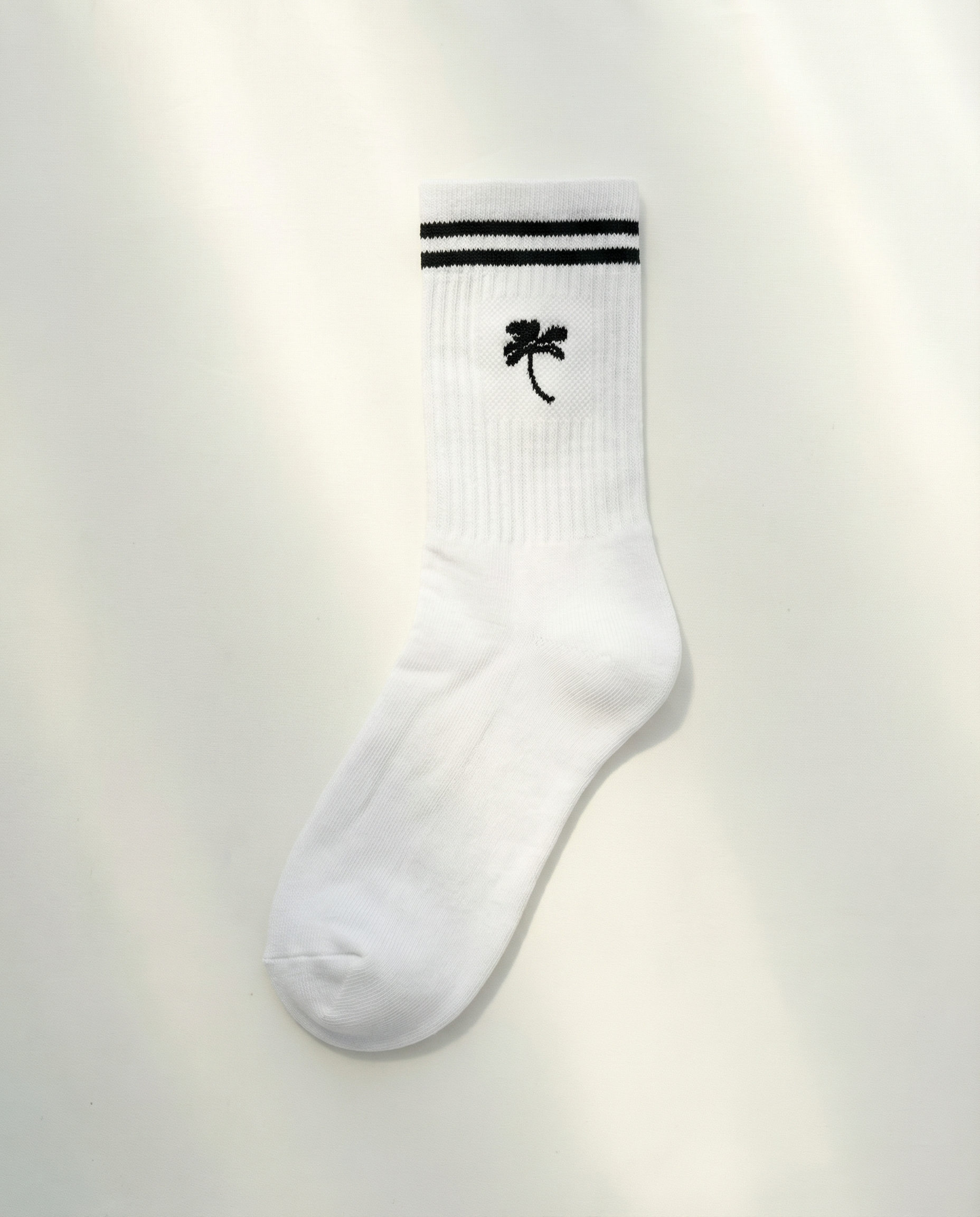 Palm Tree Logo Crew Socks