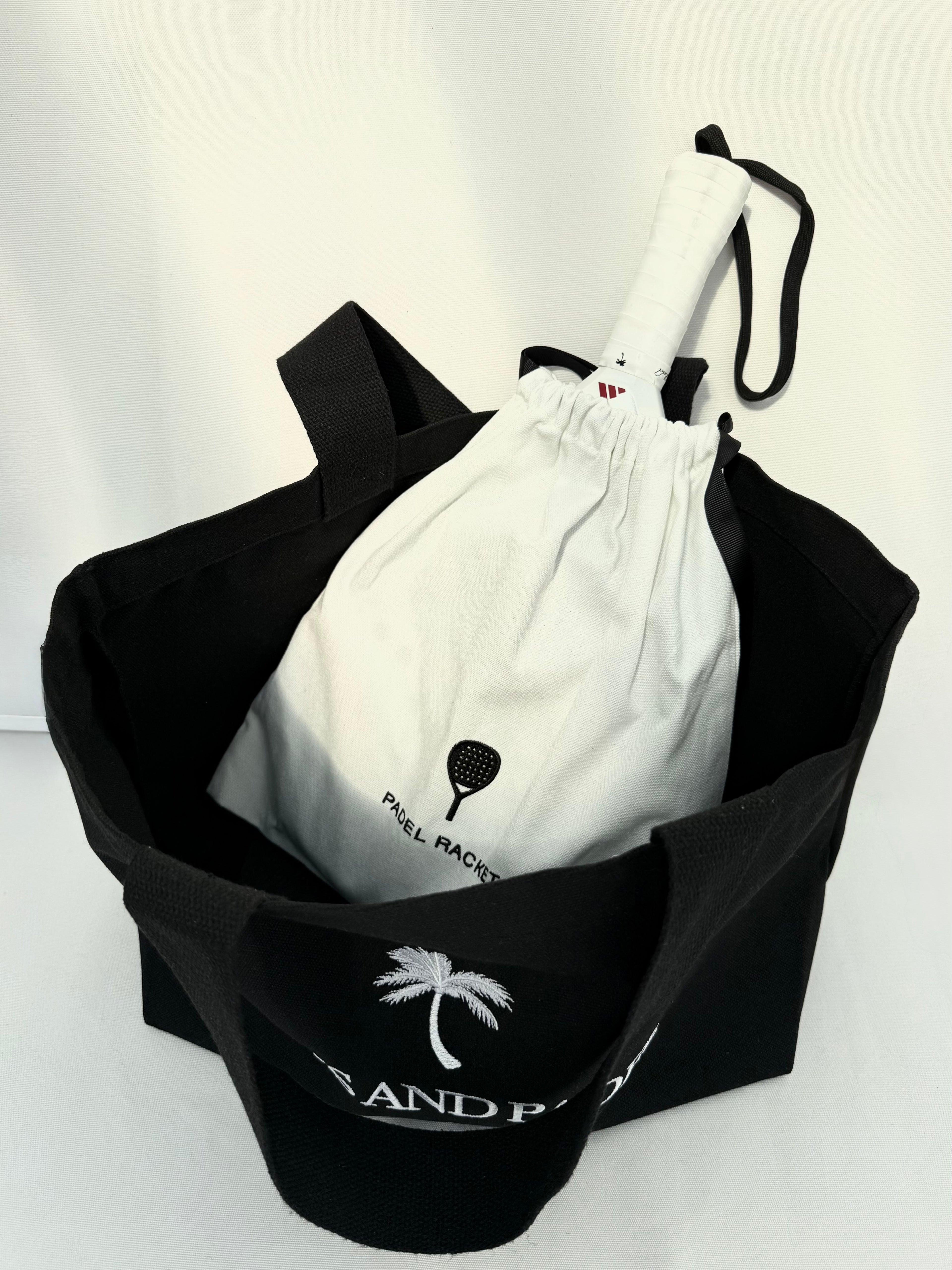 Palms and Padel Tote Bag